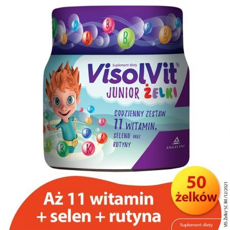 VisolVit Junior żelki 50 owocowych żelków