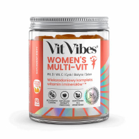 Vit Vibes Women's Multi-Vit żelki o smaku pomarańczy i mango, 60 szt.