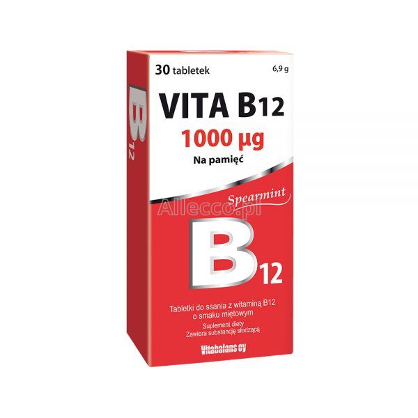 Vita B12 tabletki do ssania, 30 szt.