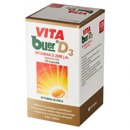 Vita buer D3 2000 j.m. 120 kaps.