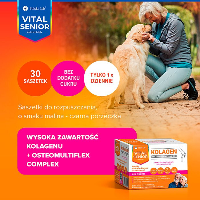 Vital Senior Kolagen + Osteomultiplex Complex saszetki, 30 szt.