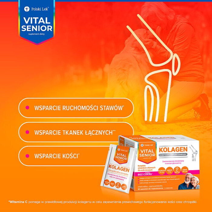 Vital Senior Kolagen + Osteomultiplex Complex saszetki, 30 szt.