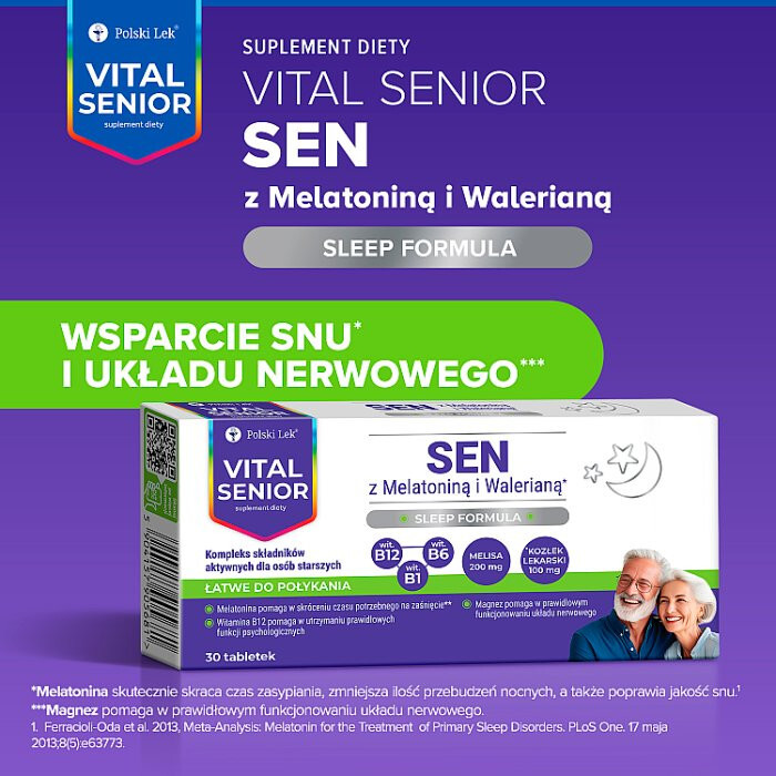 Vital Senior Sen tabletki, 30 szt.