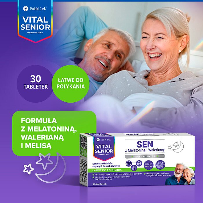 Vital Senior Sen tabletki, 30 szt.
