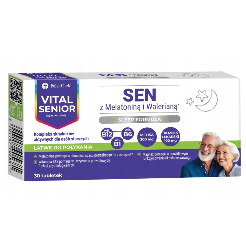 Vital Senior Sen tabletki, 30 szt.