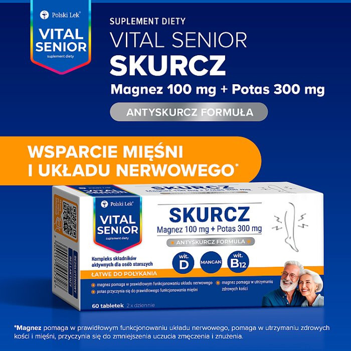 Vital Senior Skurcz tabletki, 60 szt.