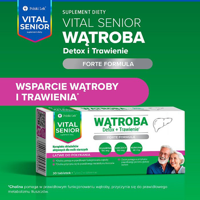 Vital Senior Wątroba tabletki, 30 szt.