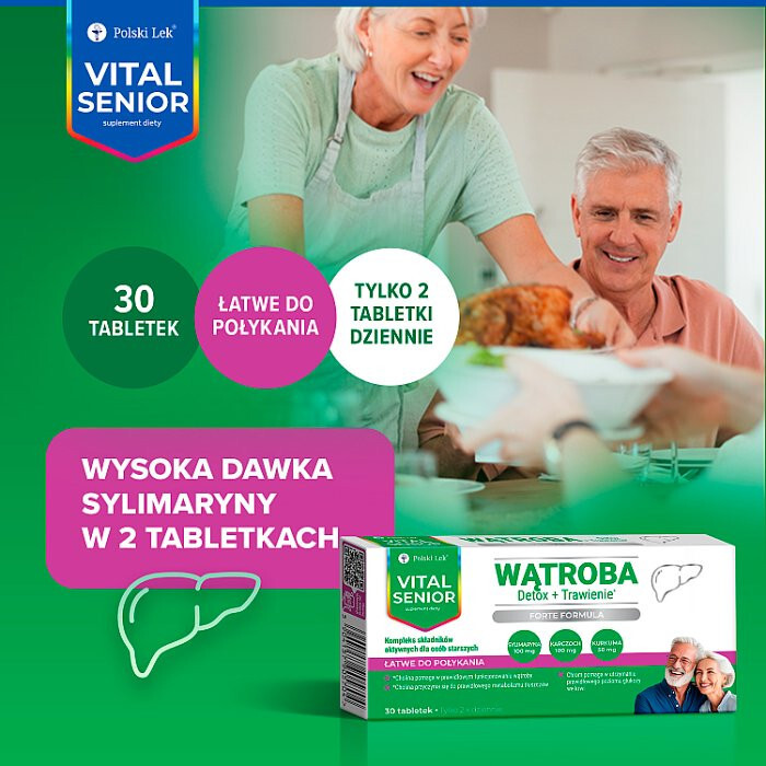 Vital Senior Wątroba tabletki, 30 szt.