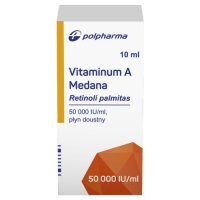 Vitaminum A 50 000 j.m./1 ml Medana płyn doustny krople, 10 ml