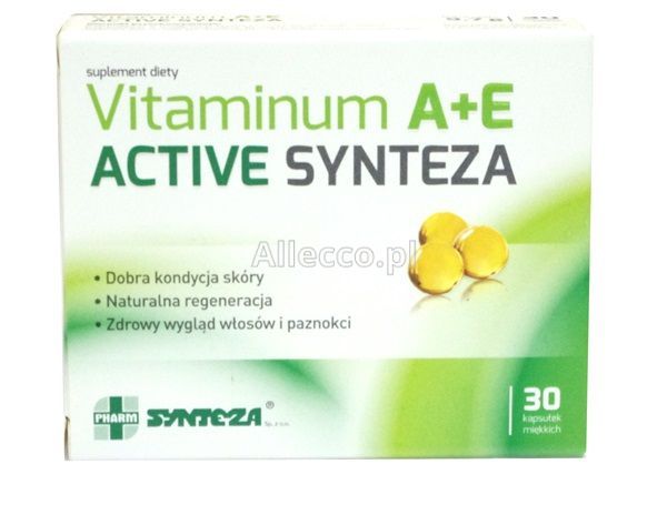 Vitaminum A+E Active Synteza kapsułki, 30 szt.