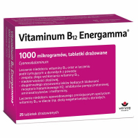 Vitaminum B12 Energamma 1000 mcg tabletki drażowane, 25 szt.