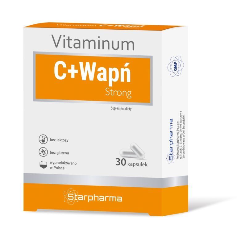 Vitaminum C + WAPŃ STRONG 30 kapsułek