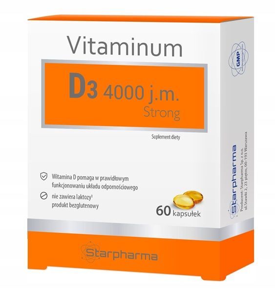 Vitaminum D3 4000 j.m. Strong kapsułki, 60 szt.