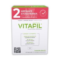 Vitapil kapsułki z biotyną przy wzmożonym wypadaniu włosów, 60 szt.