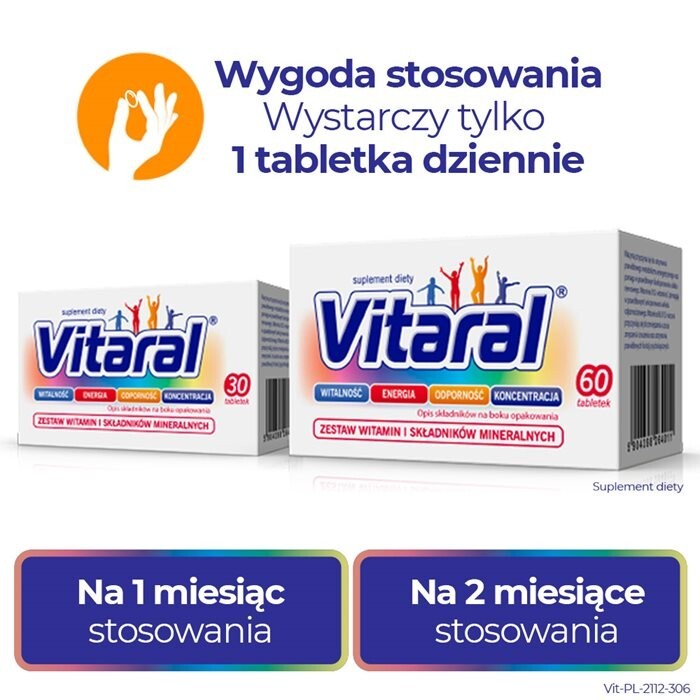 Vitaral tabletki drażowane, 30 szt.
