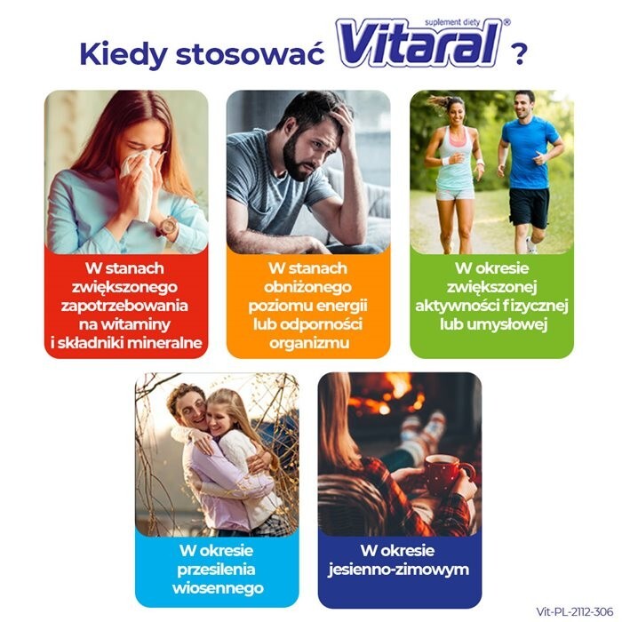 Vitaral drażetki, 60 szt.