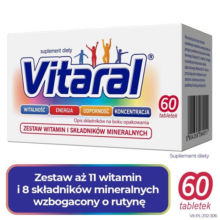 Vitaral drażetki, 60 szt.