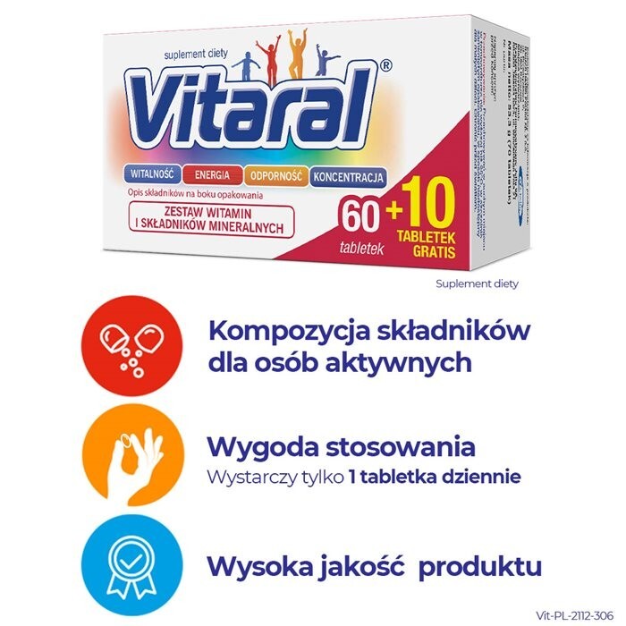 Vitaral tabletki, 70 szt.