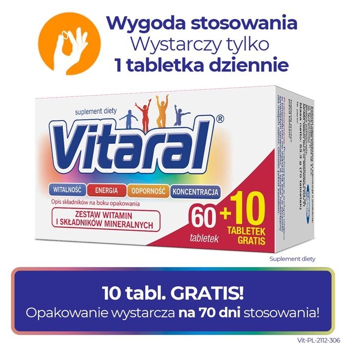 Vitaral tabletki, 70 szt.