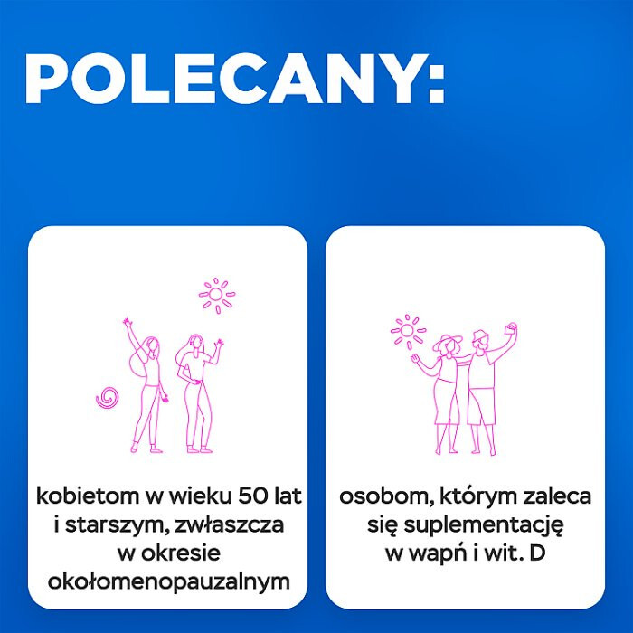 Vitrum Calcium wapń 500 mg + Witamina D 200 j.m. tabletki, 60 szt.