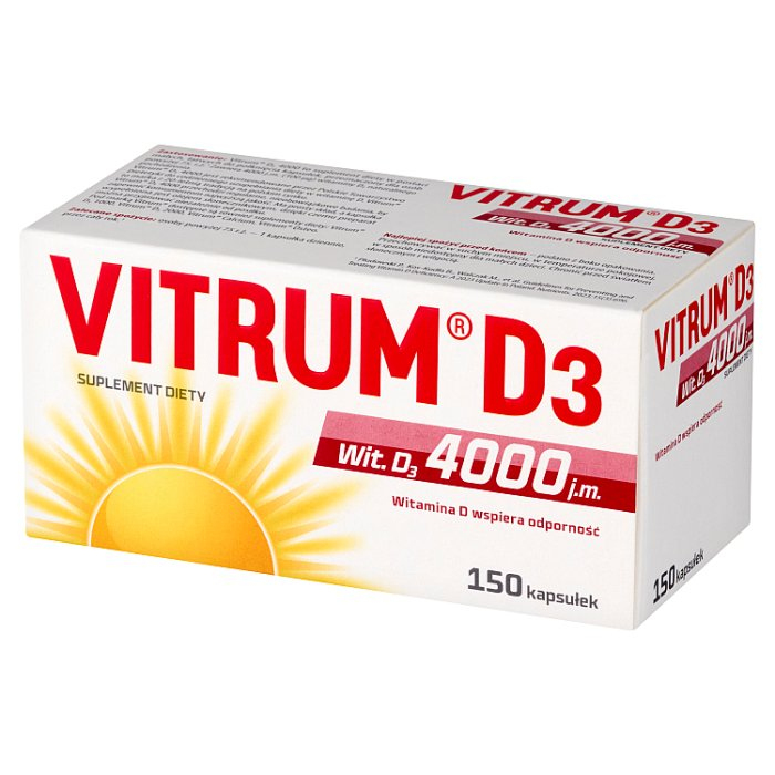 Vitrum D3 4000 IU kapsułki, 150 szt.