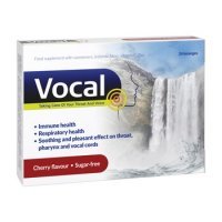 Vocal (smak wiśniowy) 24 pastylki do ssania miękkie