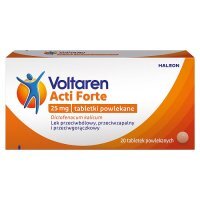 Voltaren ACTI Forte 25 mg 20 tabletek powlekanych