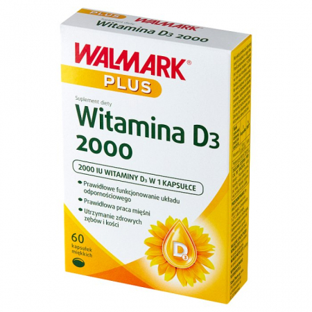 Walmark Plus Witamina D3 2000  60 kapsułek
