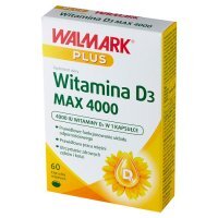 Walmark Plus Witamina D3 Max 4000 kapsułki, 60 szt.