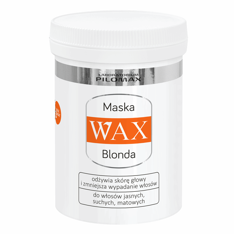 Wax Blonda Maska nawilżająca na wypadanie do włosów blond, niefarbowanych, 240 ml
