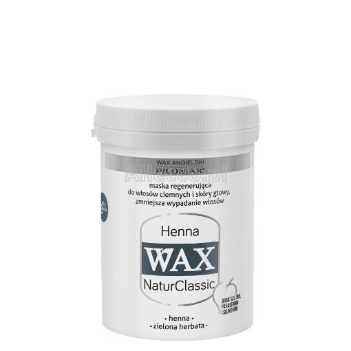 Wax Pilomax henna regenerująca maska do włosów ciemnych, 240 ml
