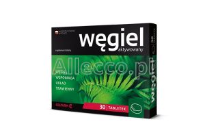 Węgiel aktywowany 30 tabletek