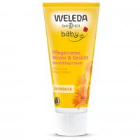 Weleda Baby Calendula Krem do ciała i twarzy dla niemowląt z nagietkiem lekarskim, 75 ml