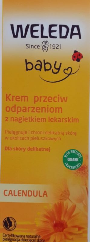 WELEDA BABY Krem przeciw odparzeniom z nagietkiem lekarskim 75 ml