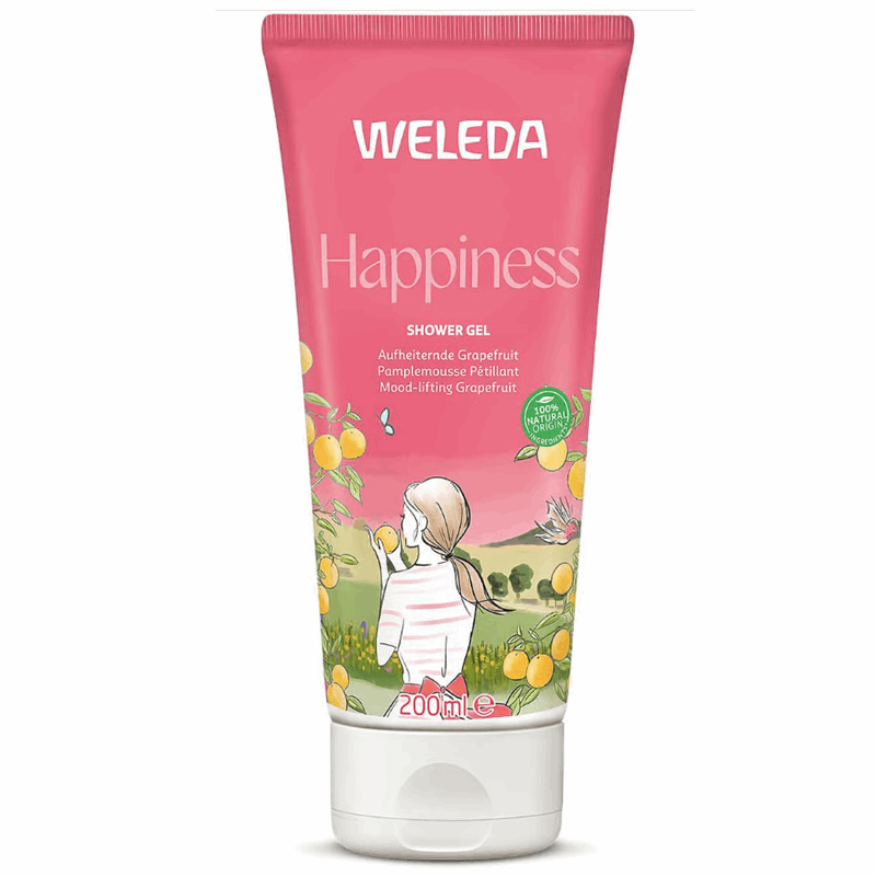 Weleda Happiness Żel pod prysznic z grejpfrutem, 200 ml