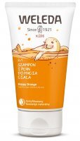 WELEDA KIDS 2w1 Szampon i płyn do mycia ciała Happy Orange 150 ml