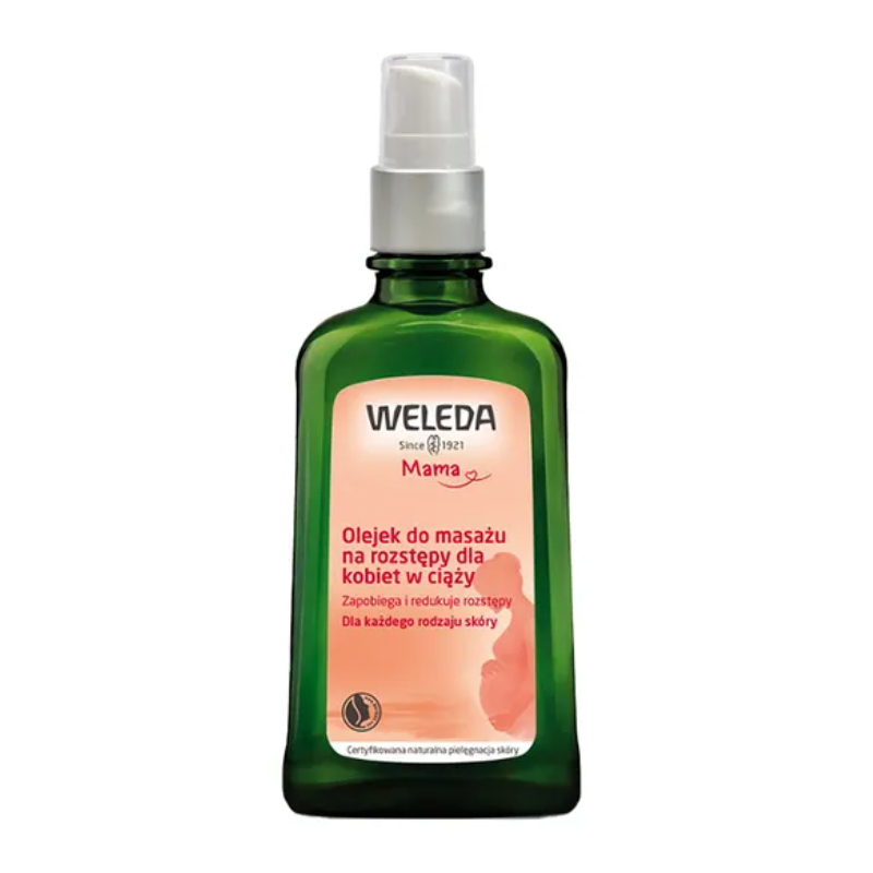 Weleda Mama Olejek do masażu na rozstępy dla kobiet w ciąży, 100 ml