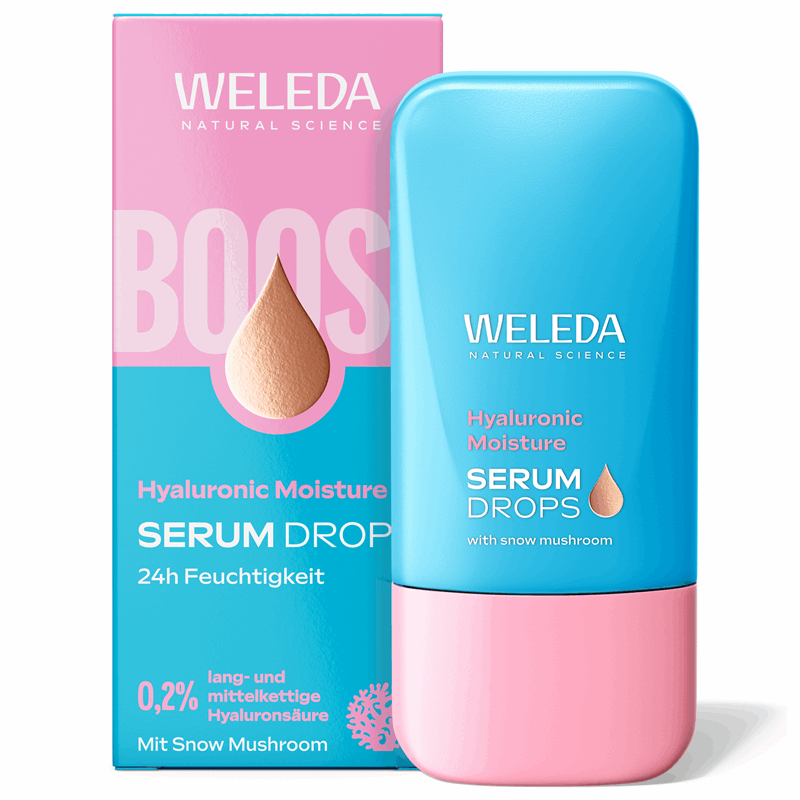 Weleda Nawilżające serum w kroplach z kwasem hialuronowym, 30 ml