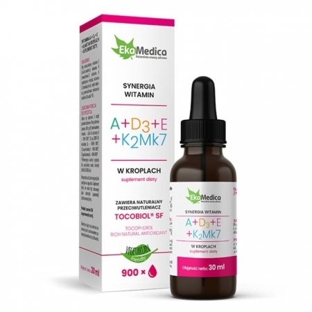 Witamina A+D3+E+K2Mk7 krople 30 ml