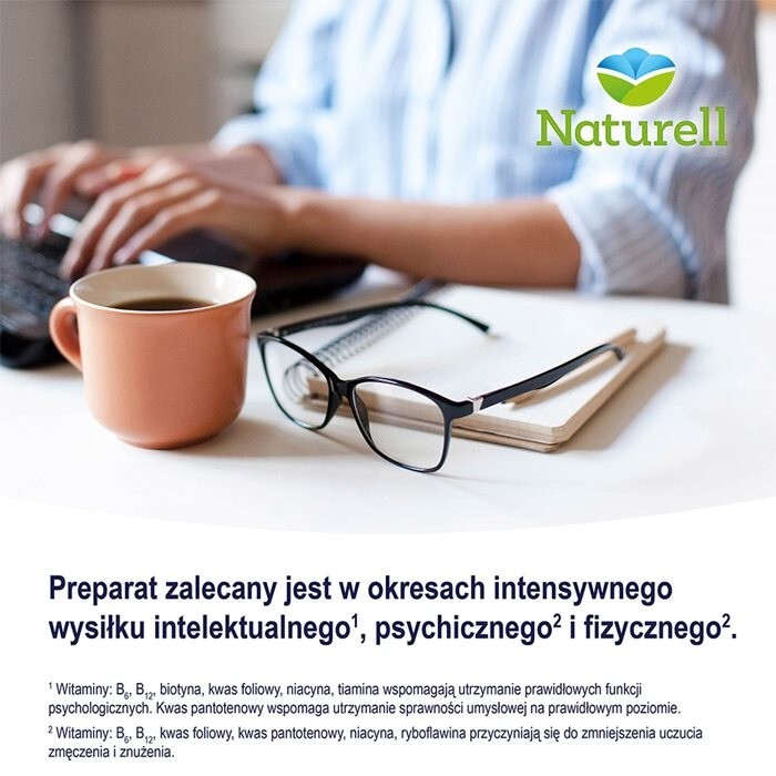 Naturell Witamina B Complex Forte tabletki, 40 szt.