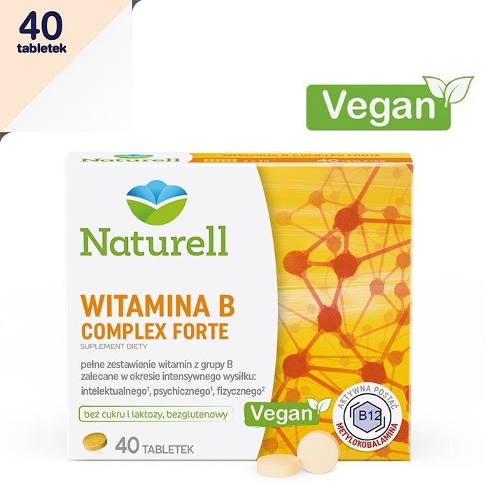Naturell Witamina B Complex Forte tabletki, 40 szt.