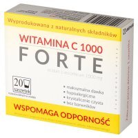 Witamina C 1000 Forte 20 saszetek z proszkiem do sporządzenia roztworu