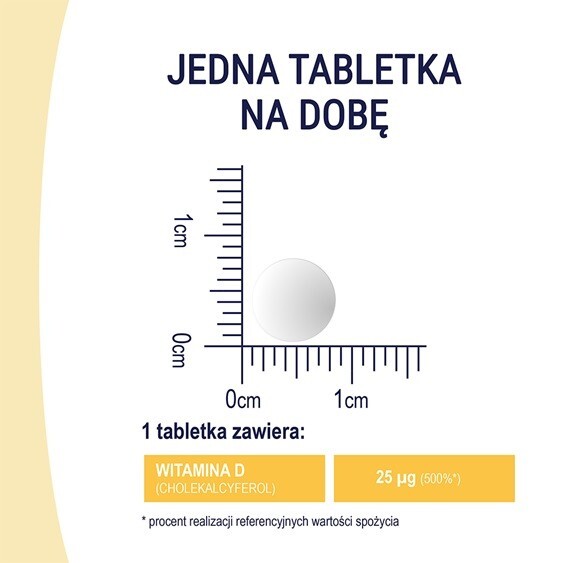 Naturell Witamina D dla dzieci tabletki do rozgryzania i żucia o smaku waniliowo-truskawkowym, 60 szt.