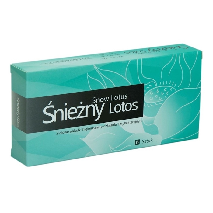 Wkładki higieniczne ziołowe Śnieżny Lotos 6 szt.