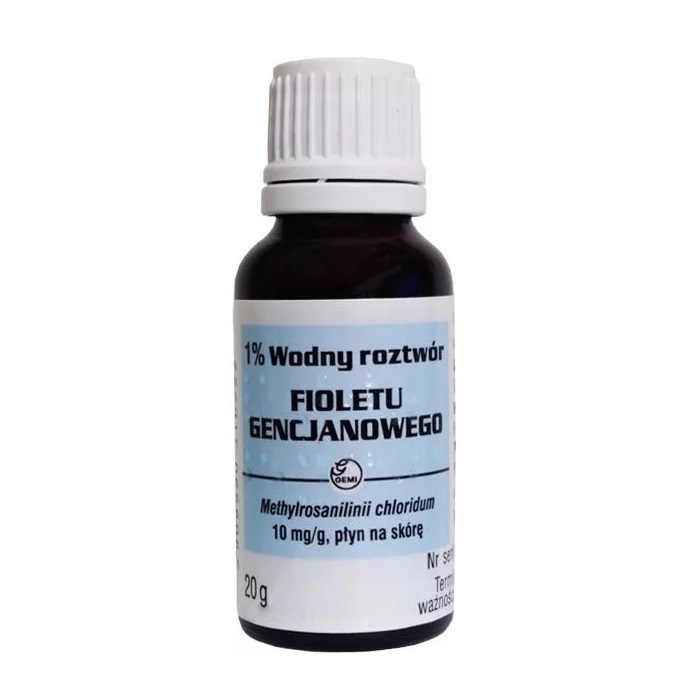 Wodny roztwór fioletu gencjanowego 1% 20 g
