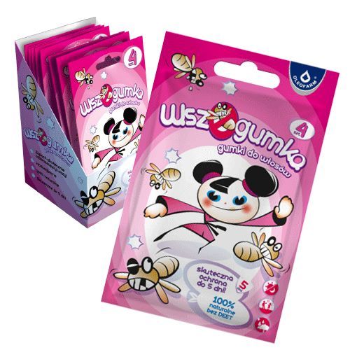 Wszogumka - gumki na wszy 4 szt.