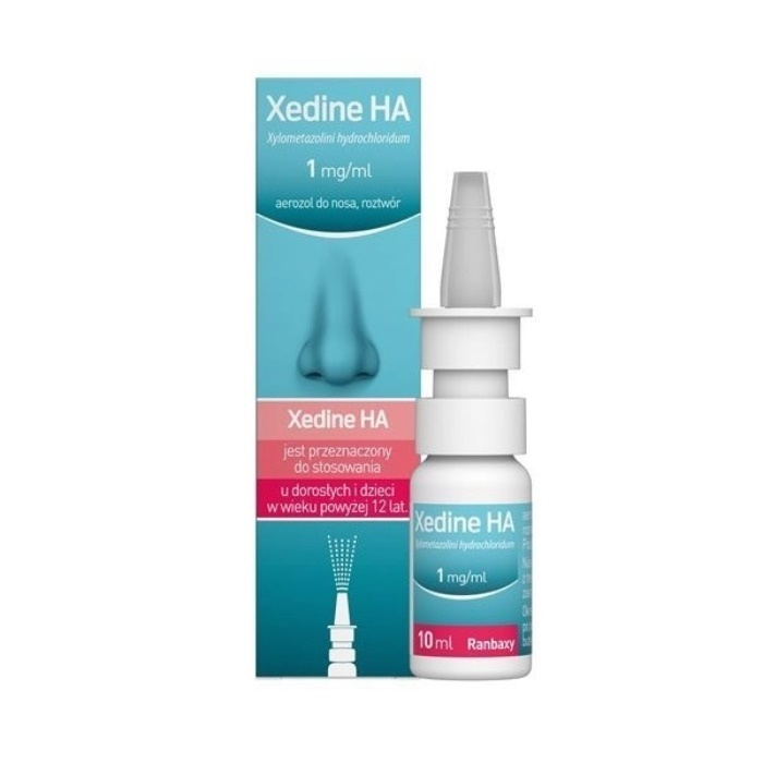 Xedine HA 1 mg/ml aerozol do nosa na katar, 10 ml