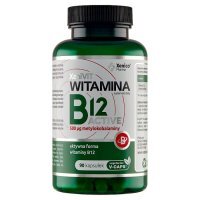 Xenivit Witamina B12 Active kapsułki z aktywną formą witaminy B12, 90 szt.
