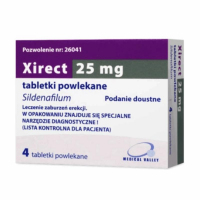 Xirect 25 mg tabletki powlekane, 4 szt.