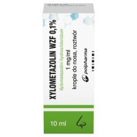 Xylometazolin WZF 0,1% krople do nosa, 10 ml